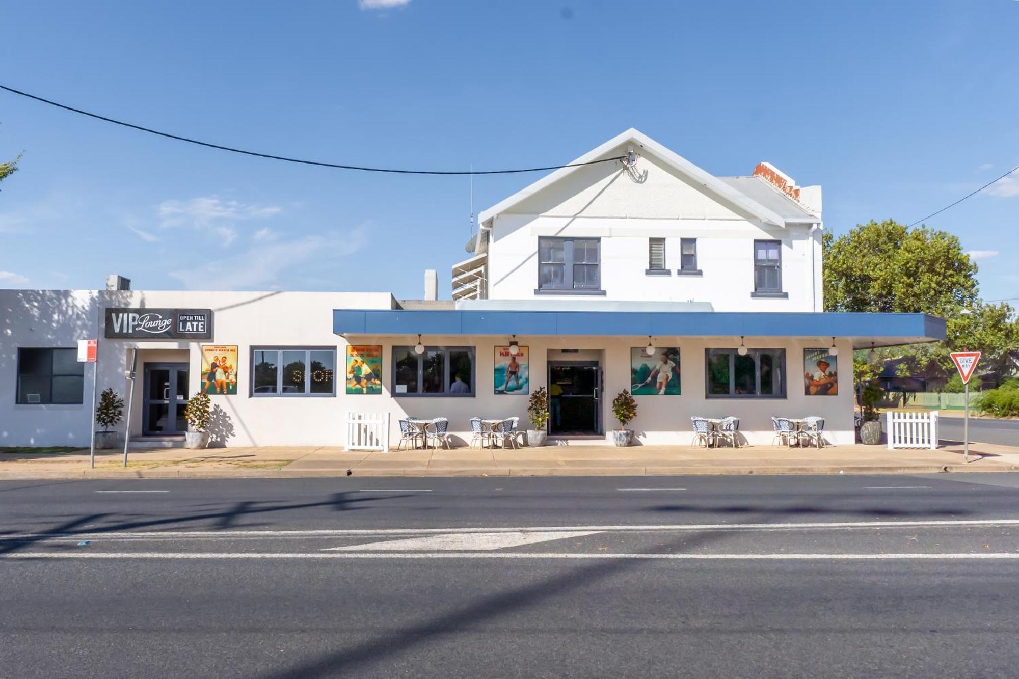Sportsmens Club Hotel Wagga Wagga Exterior foto